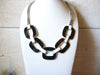 Retro Black White Necklace 42520