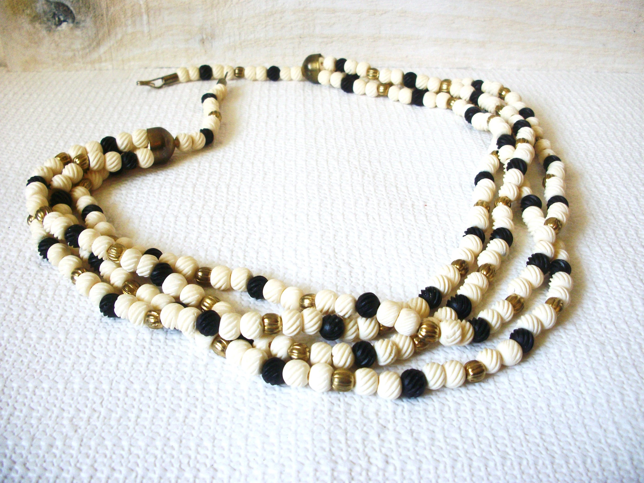 Vintage African Bone Necklace 42520