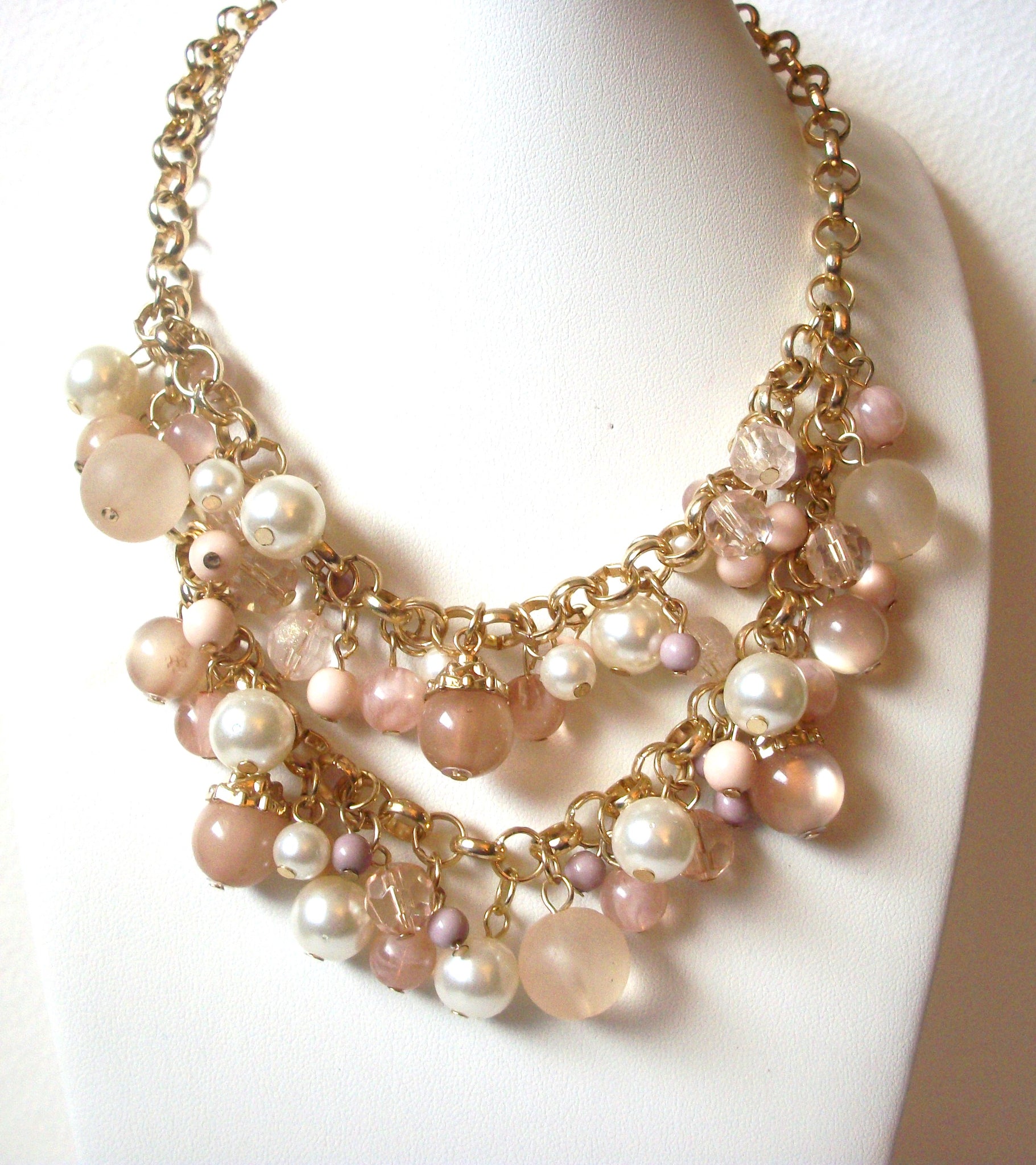 Vintage AVENUE Cluster Necklace 111220