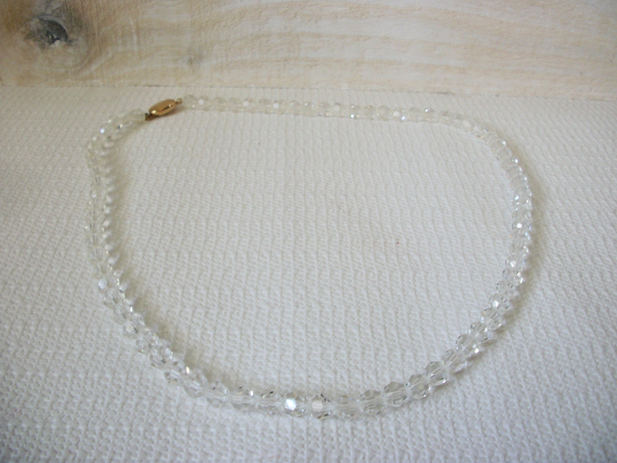 SAL Swarovski Clear Crystals Glass Necklace 41920