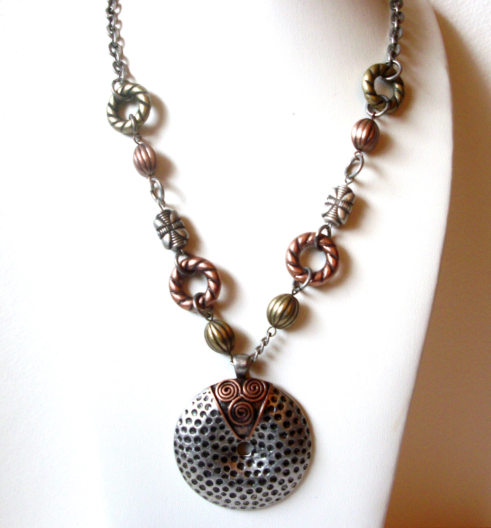 Vintage Designer Rustic Necklace 111220