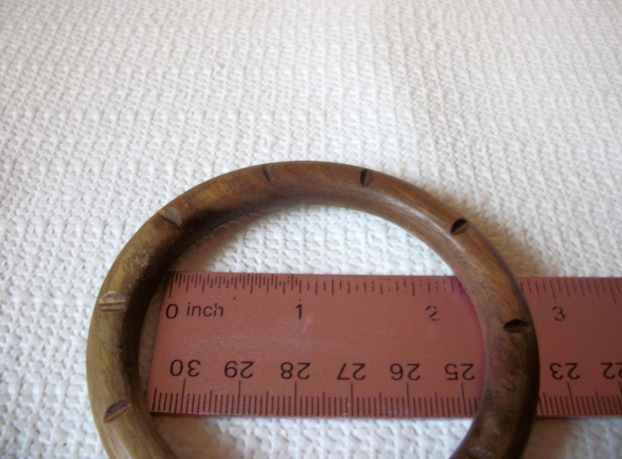 African Vintage Wood Bangle 412720