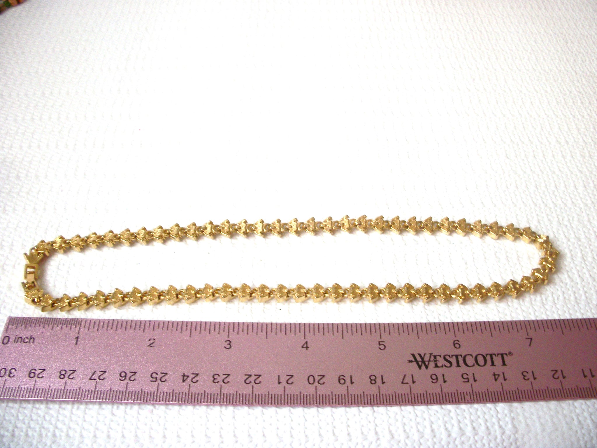 Vintage 1950s Clear Rhinestones Necklace 70616