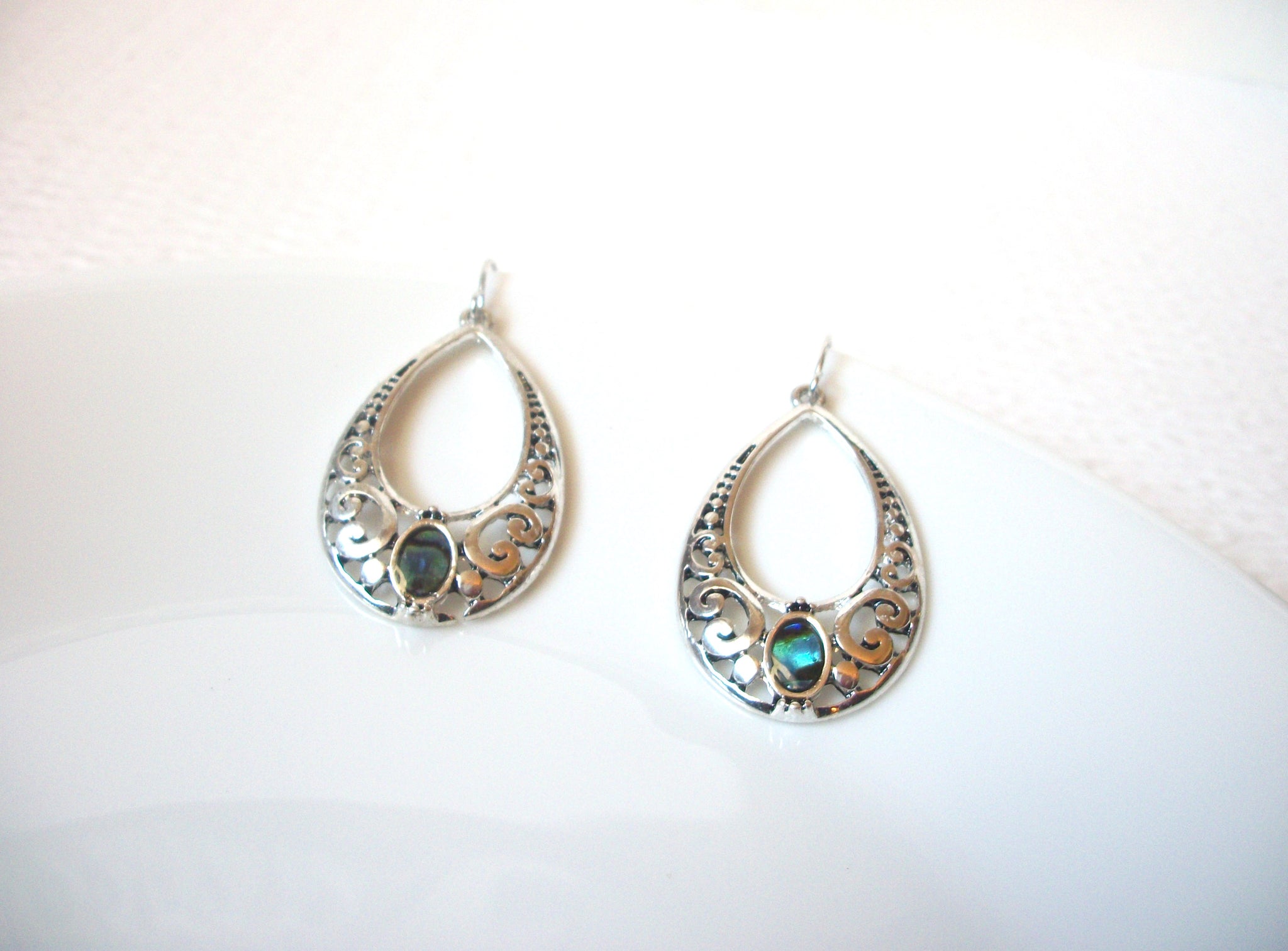 Bohemian Paua Abalone Earrings 111320