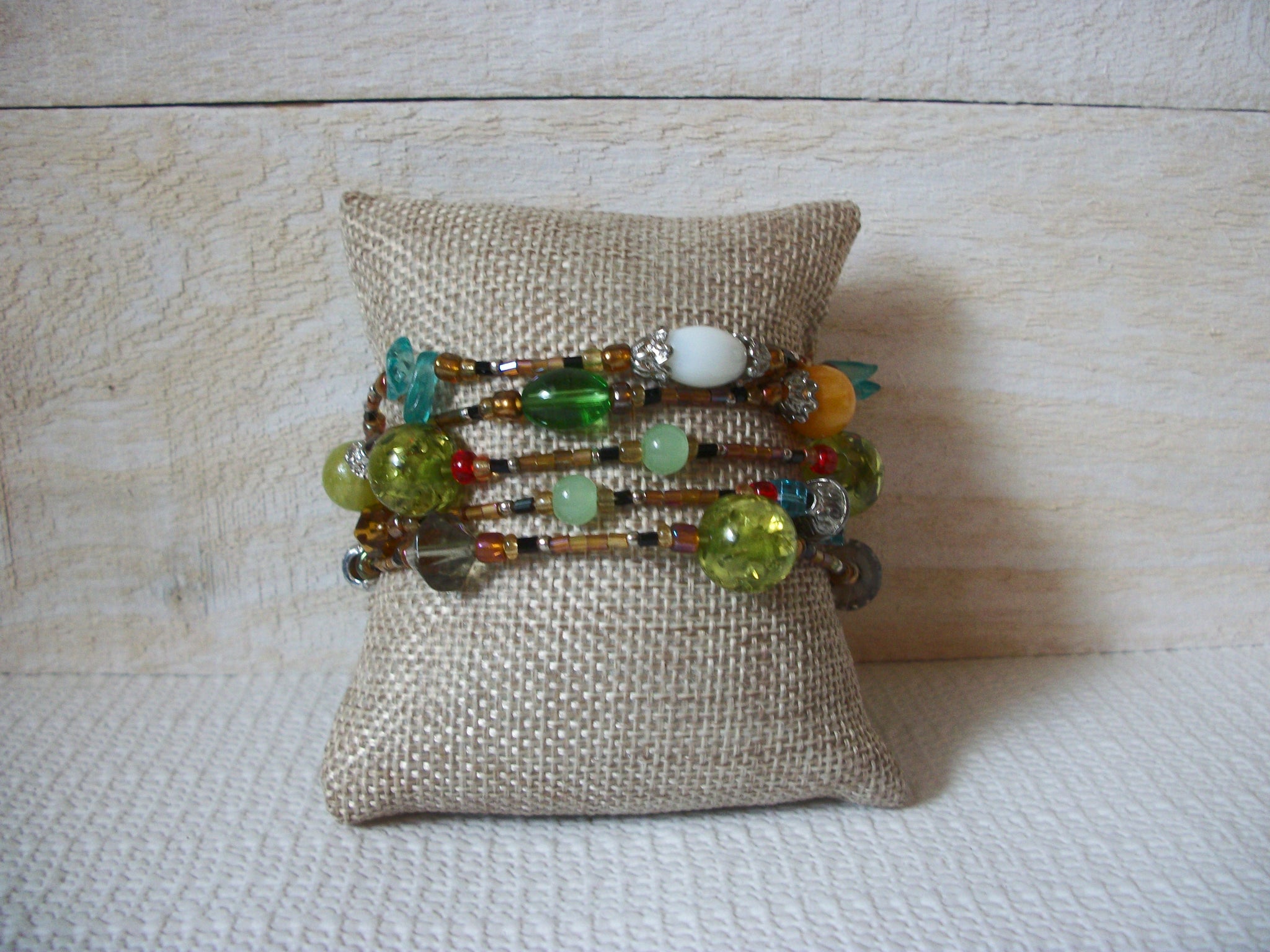 Retro Colorful Glass Bracelet 42930