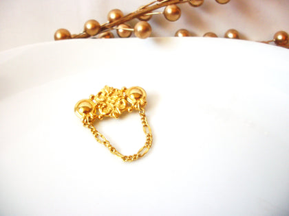 Vintage LC Stamped Brooch Pin 41517