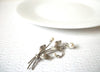 Retro Glass Pearl Rhinestone Brooch Pin 111520