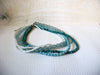 Retro Blue Turquoise White Necklace 50220