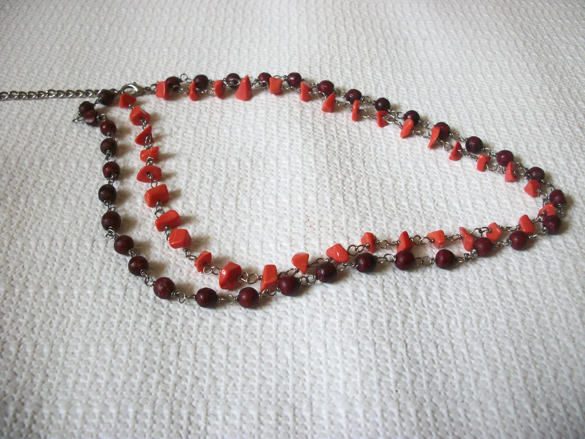 Retro Stone Chips Necklace 50320