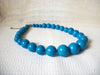 Retro Chunky Blue Necklace 50320
