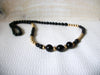 Retro Black Gold Necklace 50320
