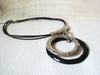 Retro Shabby Boho Hammered Pendant Necklace 50420
