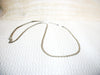 Retro Thin Silver Tone Chain Necklace 50520