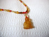 Vintage Cat Glass Necklace 50520