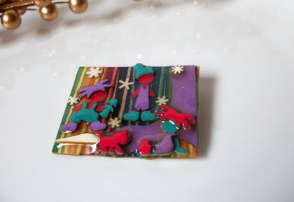 Lucinda Little People Pin Designs By Lucinda Fun In The Snow 71116