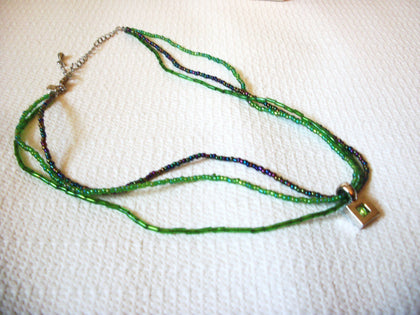 Vintage LIA Glass Necklace 50720