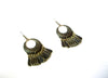 Vintage Brass Dangle Earrings 111520