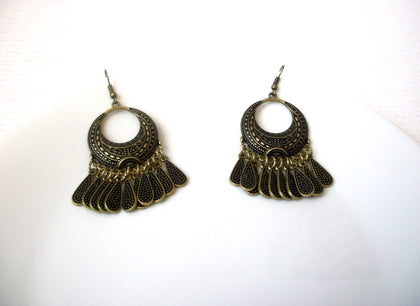 Vintage Brass Dangle Earrings 111520