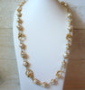 Vintage Glass Pearl Necklace 50720