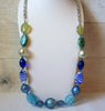Vintage LANE BYRANT Glass Necklace 50720