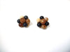 Vintage 1940s JAPAN Cluster Earrings 111520