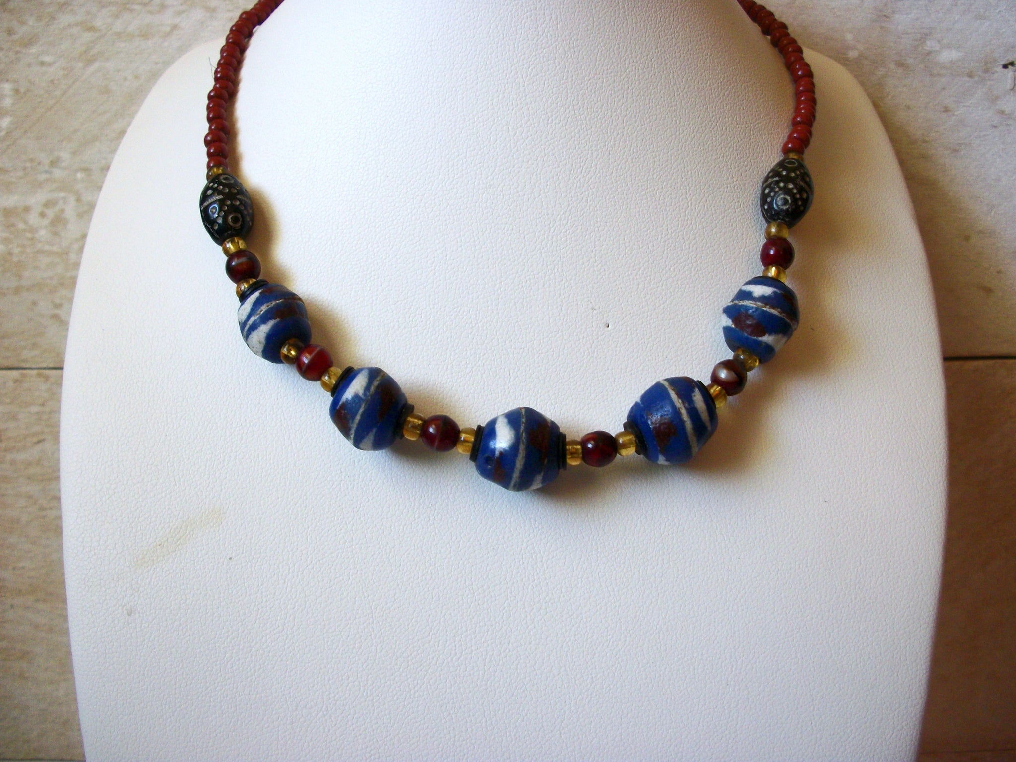 Bohermian Trade Beads Necklace  50820