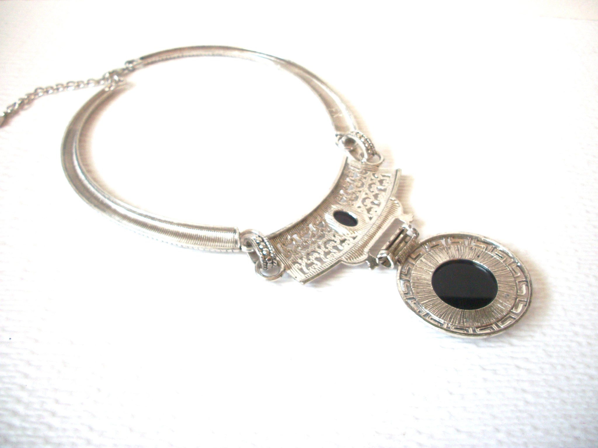 Retro Mad Woman Paua Abalone Necklace 111620