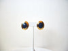 Retro Gold Blue Toned Earrings 111720