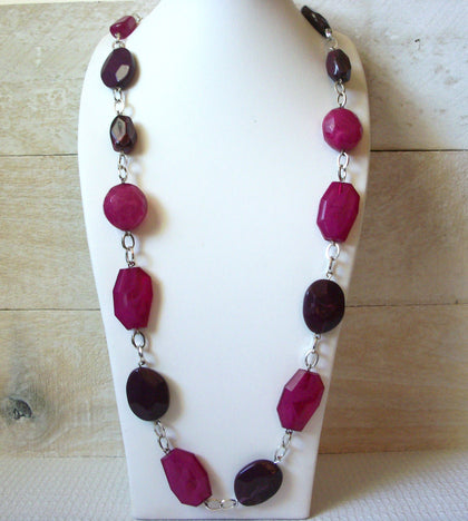 Vintage NY Long Bold Necklace 51020