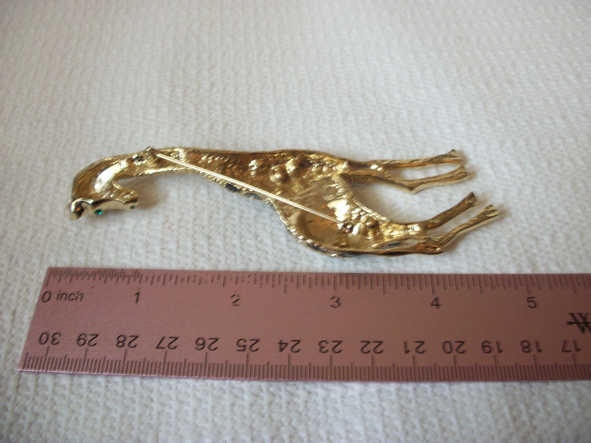 Retro Gold Tone Giraffe 5 Inch Long 51120