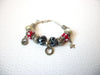 Retro Lamp Work Glass Charms Bracelet 111820