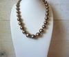 Vintage Dark Gold Necklace 51120