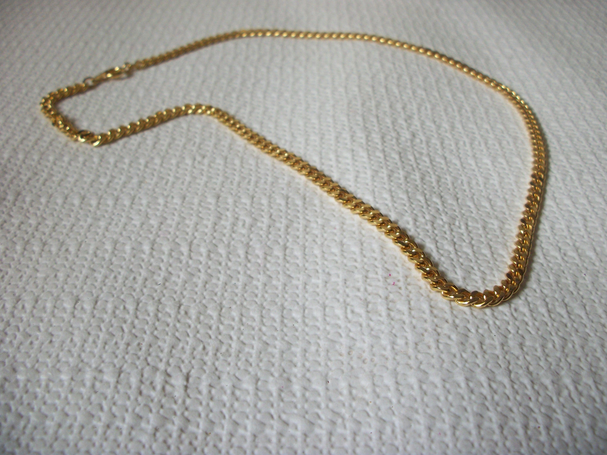 Retro Gold Toned Chain Necklace 51220