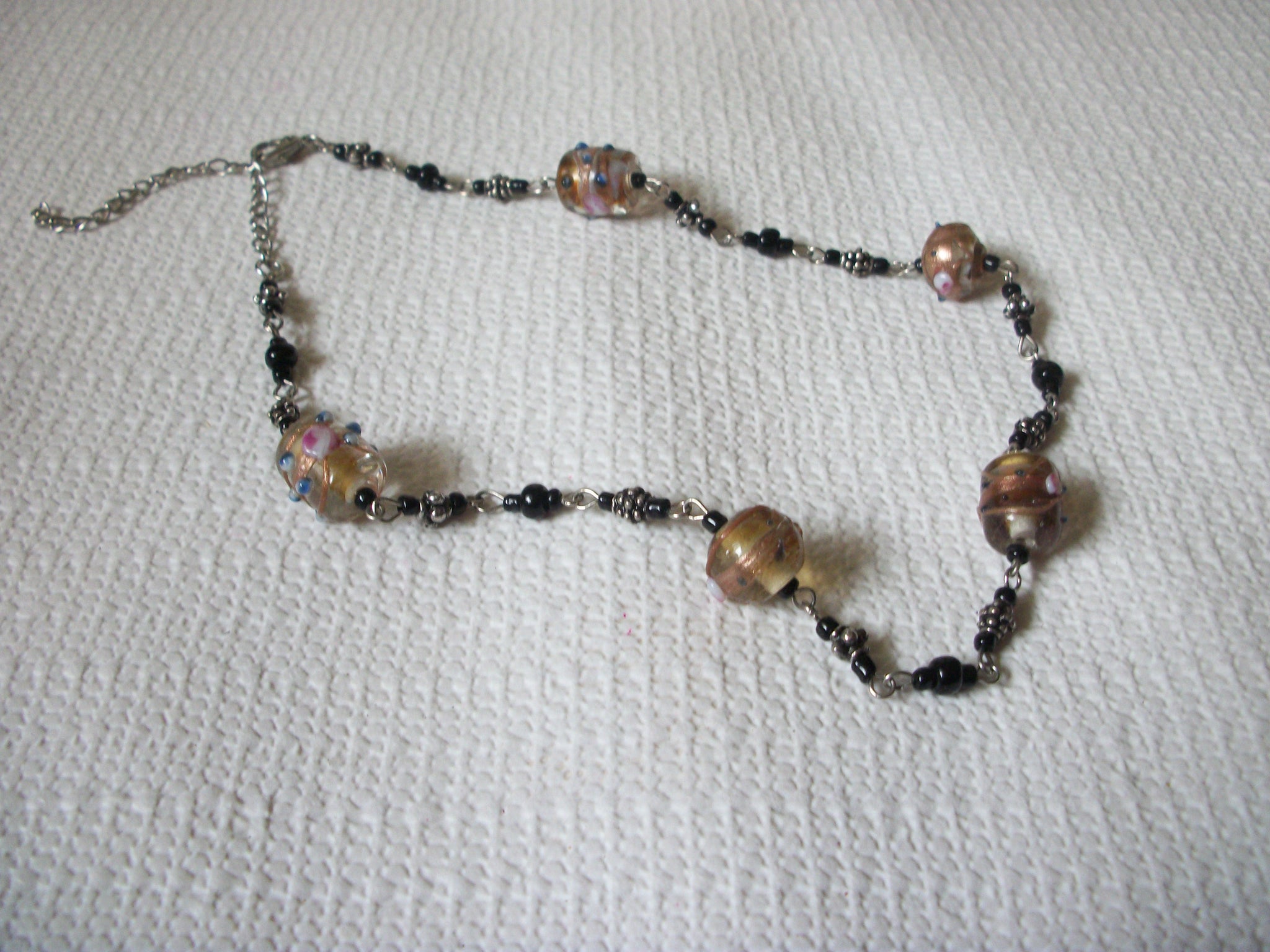 Vintage Glass Necklace 51220