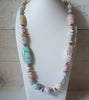 Retro Marbleized Pastels Necklace 51220