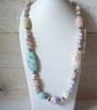 Retro Marbleized Pastels Necklace 51220