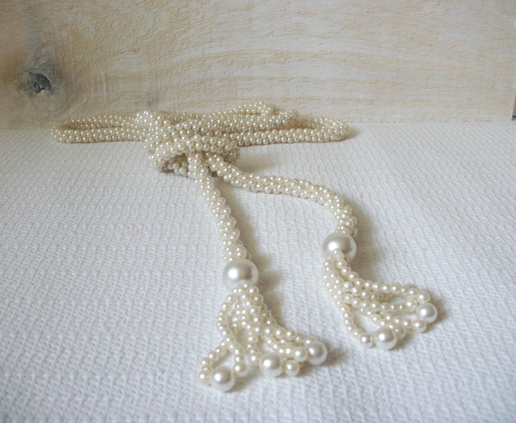 Vintage Theater Faux Pearl Necklace 51220