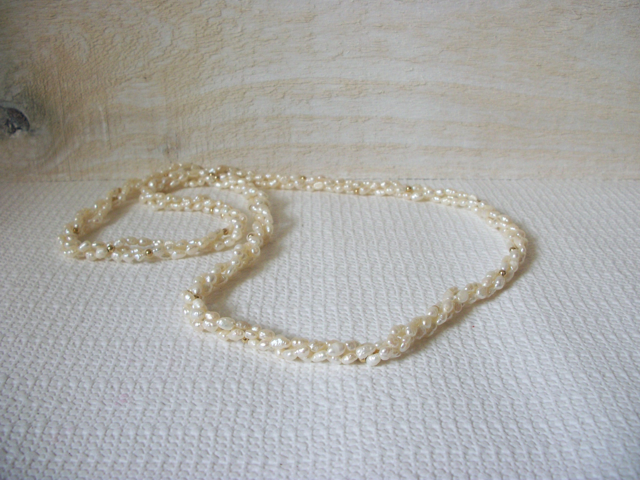 Retro Glass Pearl Necklace 51320