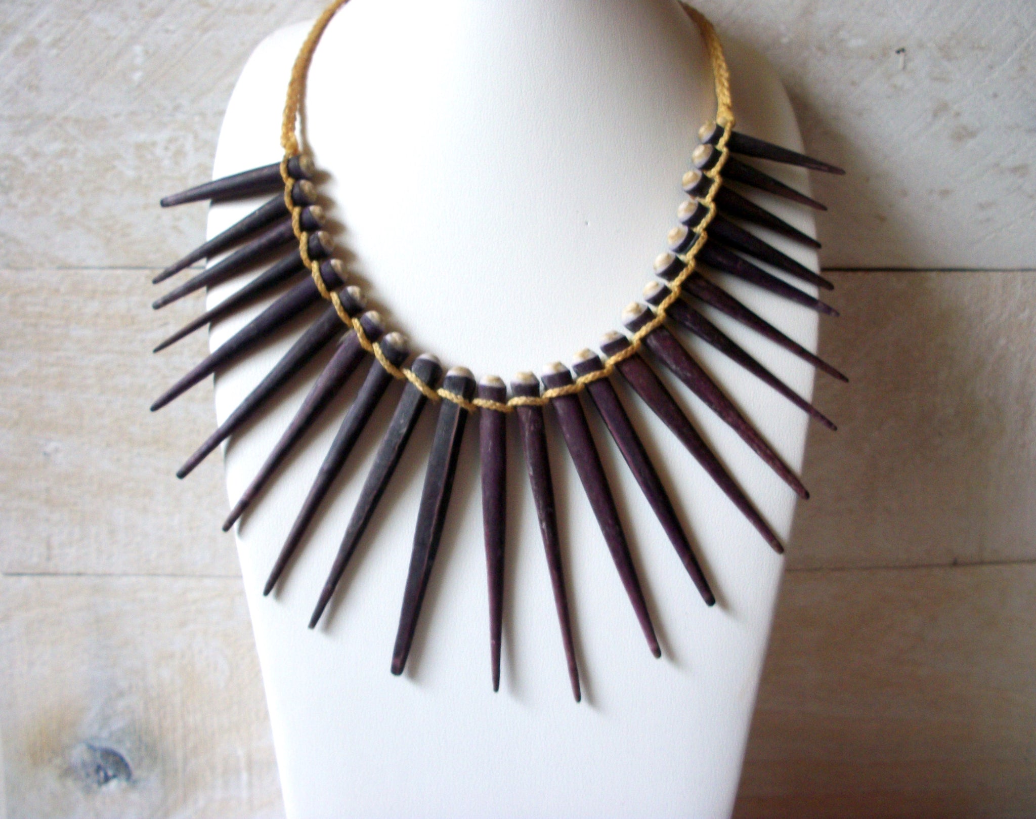Vintage African Spear Necklace 51420