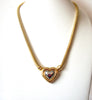 Vintage Joan Rivers Heart Necklace 112120