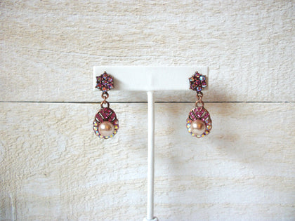 Vintage Rhinestone Earrings 51420