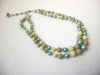 Vintage 1950s JAPAN Glass Pearl Necklace 111920