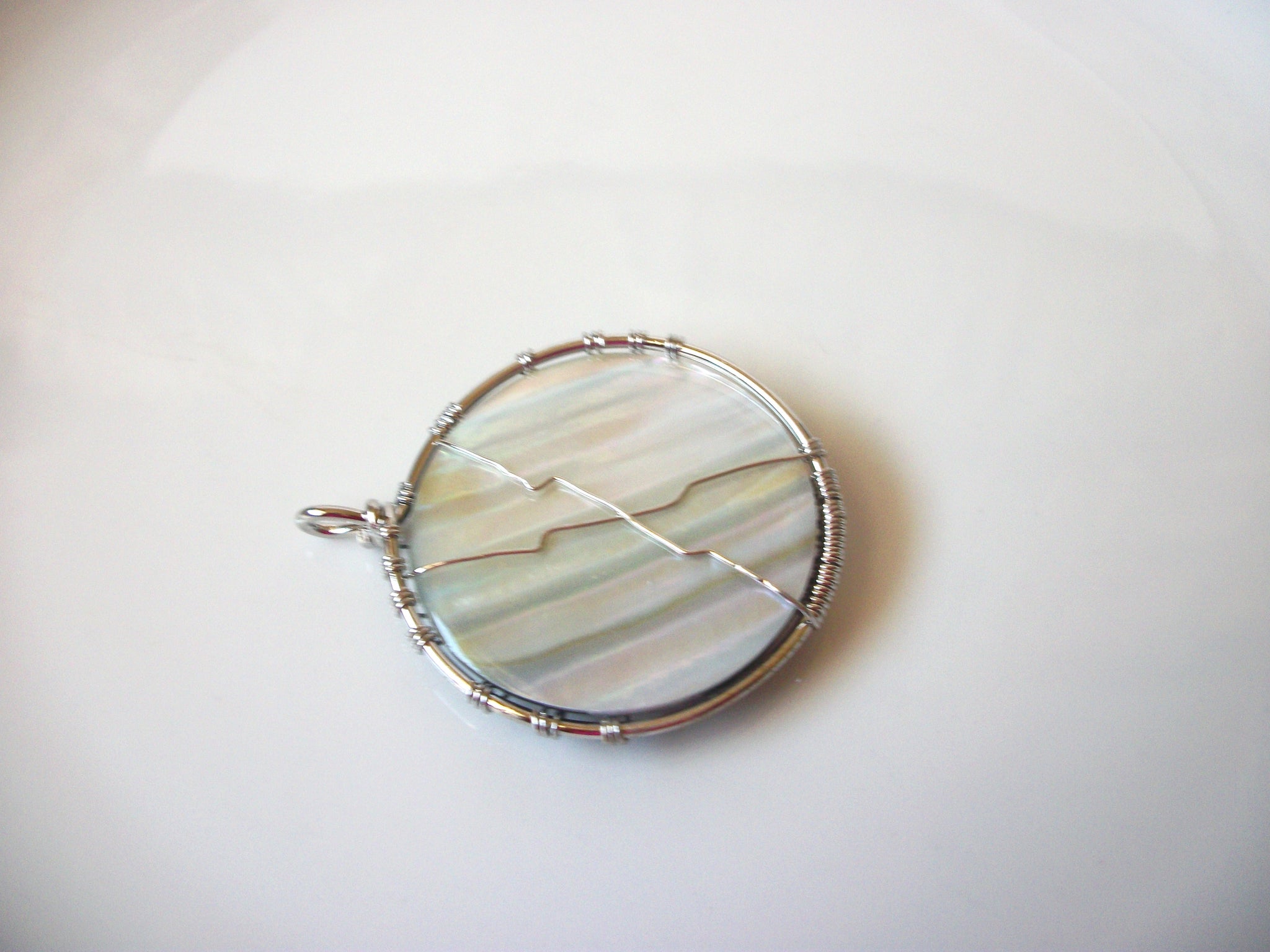 Tree Of Life Paua Abalone Pendant 8316