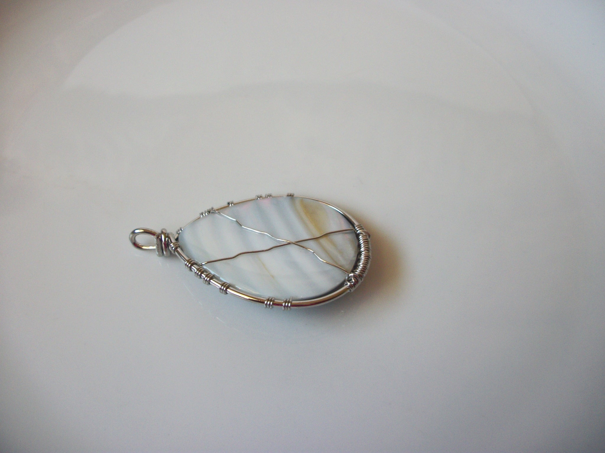 Tree Of Life Paua Abalone Pendant 8316
