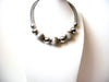 Retro Silver Toned Necklace 112120