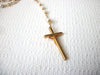 Vintage Faux Pearls Rosary 8316