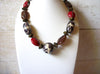 Bohemian Distressed Leather Beads Necklace 51720