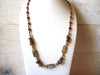 Vintage Paua Abalone Glass Beads Necklace 51720