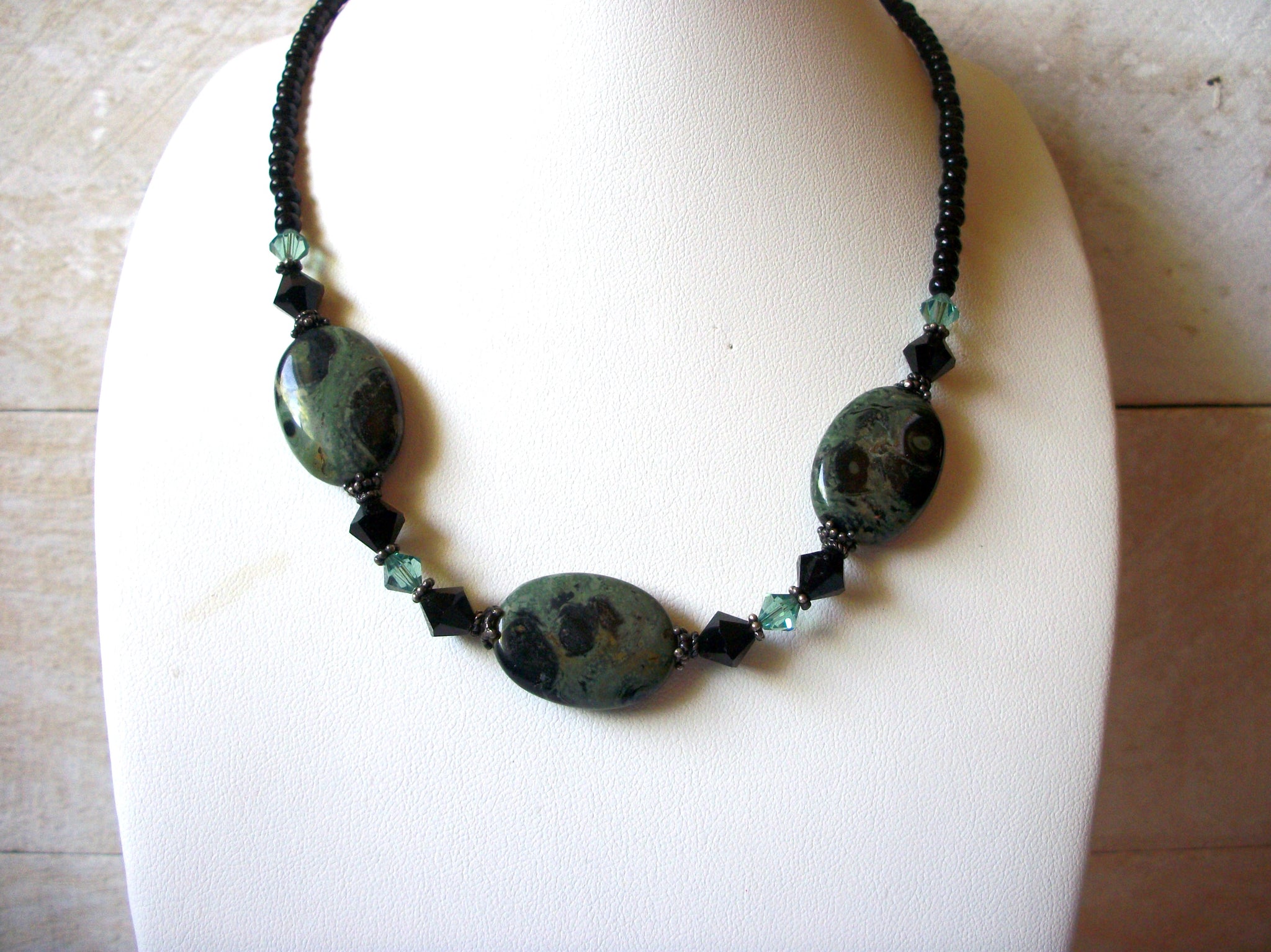 Kambaba Jasper Stone Necklace 51720