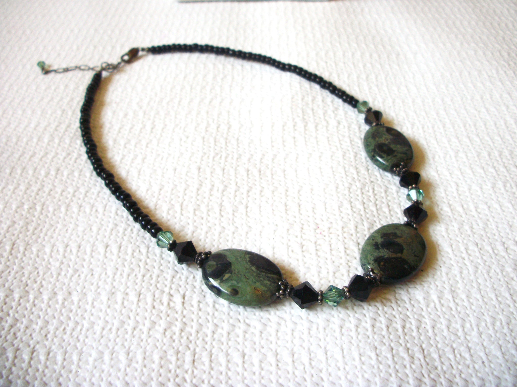 Kambaba Jasper Stone Necklace 51720